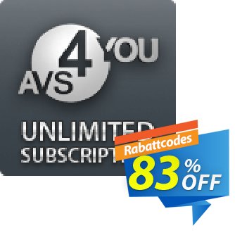 AVS4YOU Unlimited SubscriptionSale Aktionen 