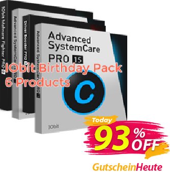 IObit Birthday Pack 2022 (6 Products) discount coupon 93% OFF IObit Birthday Pack 2024 (6 Products), verified - Dreaded discount code of IObit Birthday Pack 2024 (6 Products), tested & approved