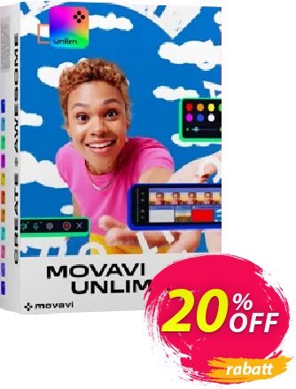 Movavi Unlimited for MAC discount coupon 20% OFF Movavi Unlimited for MAC 1-year, verified - Excellent promo code of Movavi Unlimited for MAC 1-year, tested & approved