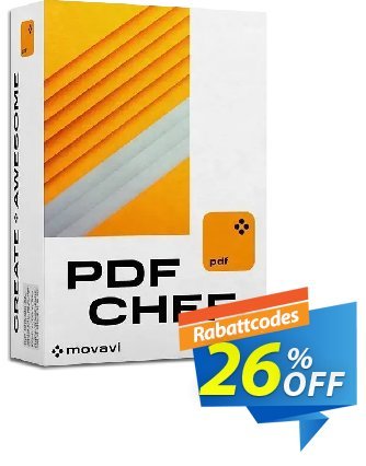 PDFChef by Movavi for Mac (1 year) discount coupon Movavi PDF Editor for Mac – Annual Subscription impressive promo code 2024 - impressive promo code of Movavi PDF Editor for Mac – Annual Subscription 2024