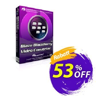 BlazeVideo BlackBerry Video Converter Coupon, discount Save 50% Off. Promotion: staggering sales code of BlazeVideo BlackBerry Video Converter 2024