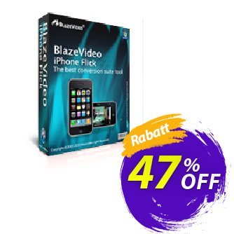 BlazeVideo iPhone Flick Coupon, discount Save 45% Off. Promotion: staggering promo code of BlazeVideo iPhone Flick 2024