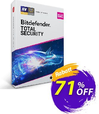 Bitdefender Total Security 2022 (1 year, 5 Device) Coupon, discount 70% OFF Bitdefender Total Security 2024 (1 year, 5 Device), verified. Promotion: Awesome promo code of Bitdefender Total Security 2024 (1 year, 5 Device), tested & approved