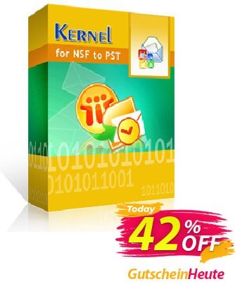 Kernel for Lotus Notes to Outlook (500 NSF Files) Coupon, discount 30% OFF Kernel for Lotus Notes to Outlook (500 NSF Files), verified. Promotion: Staggering deals code of Kernel for Lotus Notes to Outlook (500 NSF Files), tested & approved