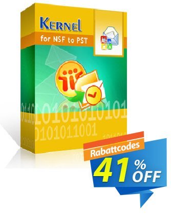 Kernel for Lotus Notes to Outlook (1000 NSF Files) Coupon, discount 30% OFF Kernel for Lotus Notes to Outlook (1000 NSF Files), verified. Promotion: Staggering deals code of Kernel for Lotus Notes to Outlook (1000 NSF Files), tested & approved