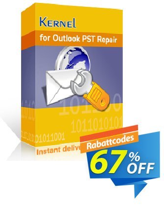 Kernel for Outlook PST Recovery Gutschein Kernel for Outlook PST Recovery - Home License excellent discounts code 2024 Aktion: excellent discounts code of Kernel for Outlook PST Recovery - Home License 2024