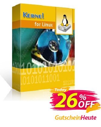 Kernel for Linux Data Recovery Gutschein Kernel Recovery for Linux (Ext2, Ext3) - Home License impressive sales code 2024 Aktion: impressive sales code of Kernel Recovery for Linux (Ext2, Ext3) - Home License 2024