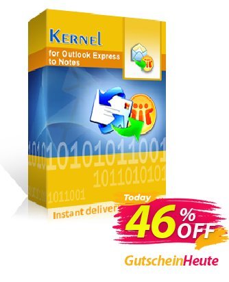 Kernel for Outlook Express to Notes Coupon, discount Kernel for Outlook Express to Notes - Home License stunning offer code 2024. Promotion: stunning offer code of Kernel for Outlook Express to Notes - Home License 2024