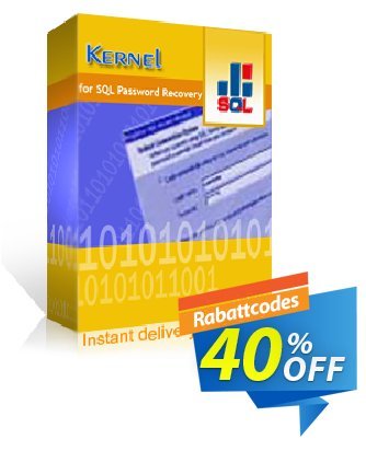 Kernel SQL Password Recovery - Technician License Coupon, discount Kernel SQL Password Recovery - Technician License special discounts code 2024. Promotion: special discounts code of Kernel SQL Password Recovery - Technician License 2024