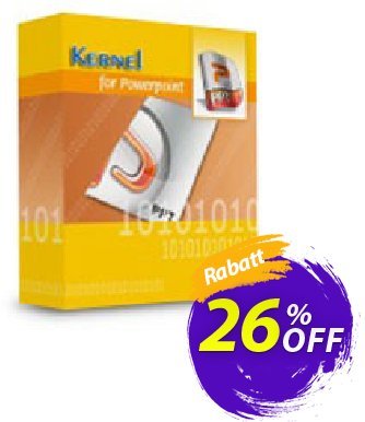 Kernel for PowerPoint Coupon, discount Kernel Recovery for PowerPoint - Home License exclusive deals code 2024. Promotion: exclusive deals code of Kernel Recovery for PowerPoint - Home License 2024