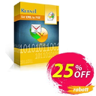Kernel for EML to PST Conversion - Home User Coupon, discount Kernel for EML to PST Conversion - Home User big discount code 2024. Promotion: big discount code of Kernel for EML to PST Conversion - Home User 2024