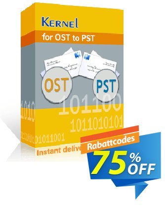 Kernel for OST to PST (Home License) Coupon, discount Kernel for OST to PST - Home User License staggering promotions code 2024. Promotion: staggering promotions code of Kernel for OST to PST - Home User License 2024