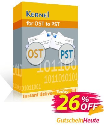 Kernel for OST to PST Coupon, discount Kernel for OST to PST - Personal License Marvelous discounts code 2024. Promotion: Marvelous discounts code of Kernel for OST to PST - Personal License 2024