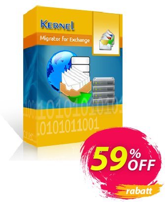 Kernel Migrator for Exchange (100 Mailboxes) Coupon, discount Kernel Migrator for Exchange ( 1 to 100 Mailboxes ) Marvelous promotions code 2024. Promotion: Marvelous promotions code of Kernel Migrator for Exchange ( 1 to 100 Mailboxes ) 2024