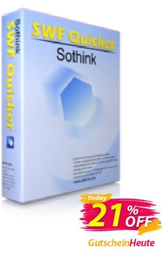 Sothink SWF Quicker Coupon, discount Sothink SWF Quicker awful discount code 2024. Promotion: awful discount code of Sothink SWF Quicker 2024