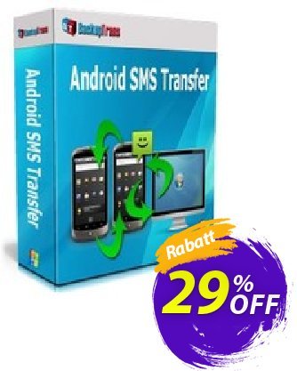 Backuptrans Android SMS Transfer discount coupon Backuptrans Android SMS Transfer (Personal Edition) fearsome offer code 2024 - formidable deals code of Backuptrans Android SMS Transfer (Personal Edition) 2024