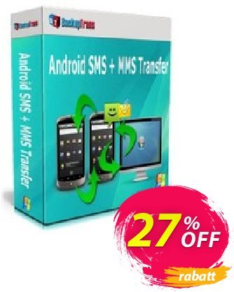 Backuptrans Android SMS + MMS Transfer discount coupon Holiday Deals - fearsome promotions code of Backuptrans Android SMS + MMS Transfer (Personal Edition) 2024