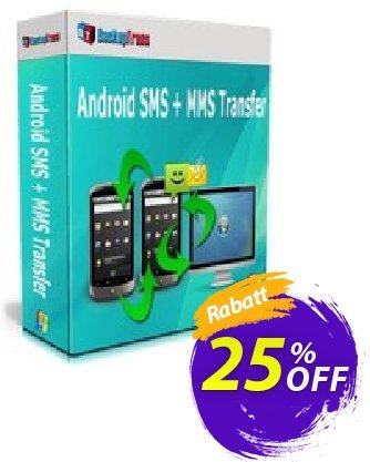 Backuptrans Android SMS + MMS Transfer - Business Edition  Gutschein Holiday Deals Aktion: excellent deals code of Backuptrans Android SMS + MMS Transfer (Business Edition) 2024