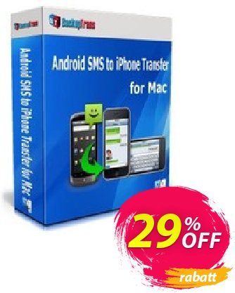 Backuptrans Android SMS to iPhone Transfer for Mac (One-Time Usage) discount coupon Backuptrans Android SMS to iPhone Transfer for Mac (One-Time Usage) awful deals code 2024 - wondrous sales code of Backuptrans Android SMS to iPhone Transfer for Mac (One-Time Usage) 2024