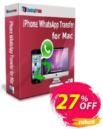 Backuptrans iPhone WhatsApp Transfer for Mac discount coupon Backuptrans iPhone WhatsApp Transfer for Mac (Personal Edition) amazing discount code 2024 - awful offer code of Backuptrans iPhone WhatsApp Transfer for Mac (Personal Edition) 2024