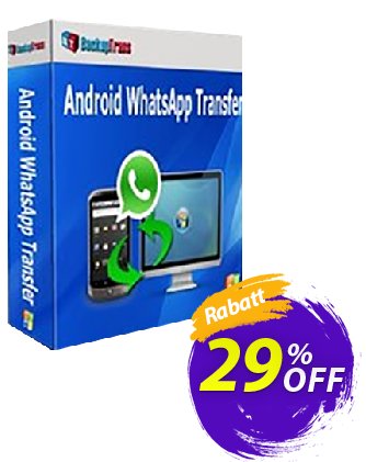 Backuptrans Android Viber to iPhone TransferPreisreduzierung Backuptrans Android Viber to iPhone Transfer (Personal Edition) stunning offer code 2024