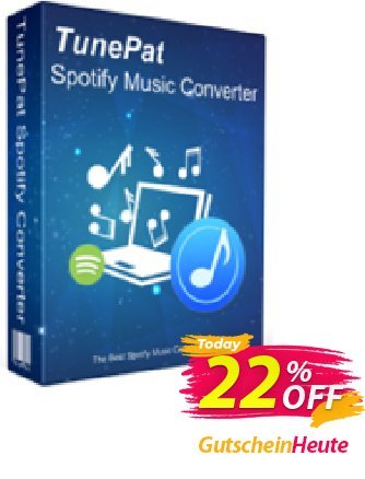 TunePat Spotify Music Converter for Mac Gutschein TunePat Spotify Music Converter for Mac special discount code 2024 Aktion: special discount code of TunePat Spotify Music Converter for Mac 2024