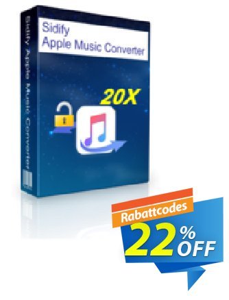 Sidify Apple Music Converter for Mac Coupon, discount Sidify Apple Music Converter for Mac wonderful offer code 2024. Promotion: wonderful offer code of Sidify Apple Music Converter for Mac 2024