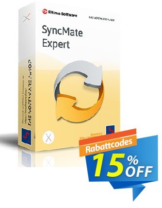 SyncMate Expert Business License for 10 Macs Coupon, discount 15% OFF SyncMate Expert Business License for 10 Macs, verified. Promotion: Staggering sales code of SyncMate Expert Business License for 10 Macs, tested & approved