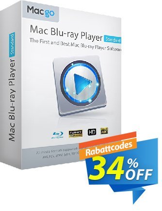 Macgo Mac Blu-ray Player Standard Coupon, discount 33% off Coupon for Macgo Software. Promotion: special discounts code of Macgo Mac Blu-ray Player Standard 2024