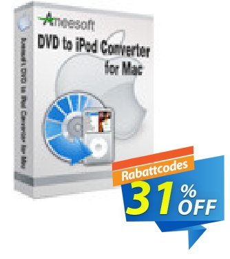 Aneesoft DVD to iPod Converter for Mac Coupon, discount Aneesoft DVD to iPod Converter for Mac staggering promotions code 2024. Promotion: staggering promotions code of Aneesoft DVD to iPod Converter for Mac 2024