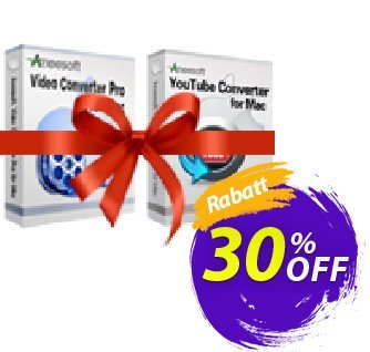 Aneesoft Video Converter Pro and YouTube Converter Bundle for Mac Coupon, discount Aneesoft Video Converter Pro and YouTube Converter Bundle for Mac best offer code 2024. Promotion: best offer code of Aneesoft Video Converter Pro and YouTube Converter Bundle for Mac 2024