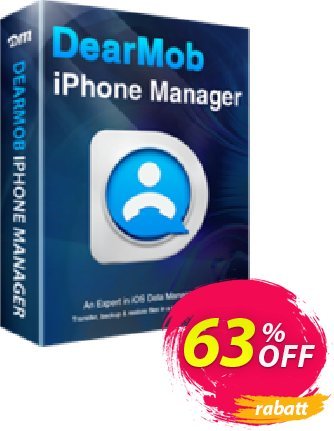 DearMob iPhone Manager (Lifetime 2 Macs) Coupon, discount DearMob iPhone Manager - Lifetime 2Macs Awful deals code 2024. Promotion: Awful deals code of DearMob iPhone Manager - Lifetime 2Macs 2024