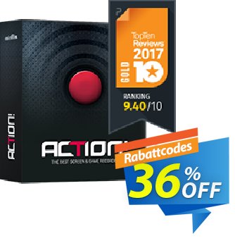 Action! - screen and game recorder Coupon, discount -33%. Promotion: big sales code of Action! - screen and game recorder 2024