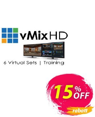 vMix HD + Virtual Set Pack One for vMix Bundle discount coupon 20% OFF vMix HD + Virtual Set Pack One for vMix bundle, verified - Wonderful promotions code of vMix HD + Virtual Set Pack One for vMix bundle, tested & approved