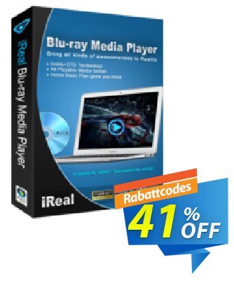 iReal Blu-ray Media Player Gutschein iReal Blu-ray Media Player stunning offer code 2024 Aktion: stunning offer code of iReal Blu-ray Media Player 2024