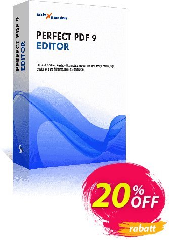 Perfect PDF 9 Editor discount coupon Affiliate Promotion - staggering sales code of Perfect PDF 9 Editor 2024
