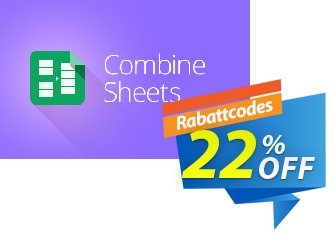 Combine Sheets add-on for Google Sheets Coupon, discount Combine Sheets add-on for Google Sheets, 12-month subscription amazing offer code 2024. Promotion: amazing offer code of Combine Sheets add-on for Google Sheets, 12-month subscription 2024
