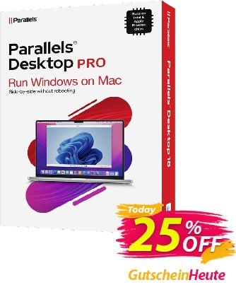 Parallels Desktop 19 for Mac PRO EditionPreisnachlass 25% OFF Parallels Desktop 19 for Mac PRO Edition, verified