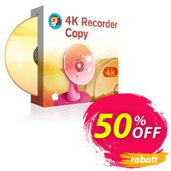DVDFab 4K Recorder Copy for MAC Gutschein 50% OFF DVDFab 4K Recorder Copy for MAC, verified Aktion: Special sales code of DVDFab 4K Recorder Copy for MAC, tested & approved