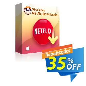StreamFab Netflix Downloader for MAC Lifetime Gutschein 35% OFF DVDFab Netflix Downloader for MAC Lifetime, verified Aktion: Special sales code of DVDFab Netflix Downloader for MAC Lifetime, tested & approved
