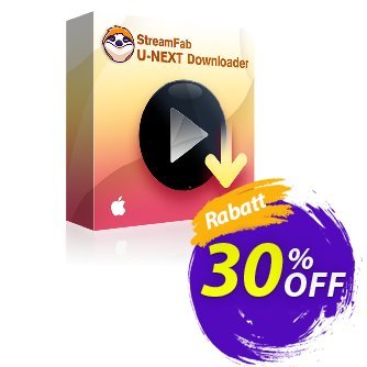StreamFab U-NEXT Downloader for MAC Gutschein 30% OFF StreamFab U-NEXT Downloader for MAC, verified Aktion: Special sales code of StreamFab U-NEXT Downloader for MAC, tested & approved