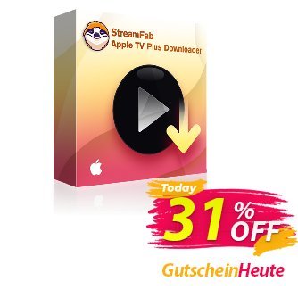 StreamFab Apple TV Plus Downloader for MAC Gutschein 31% OFF StreamFab Apple TV Plus Downloader for MAC, verified Aktion: Special sales code of StreamFab Apple TV Plus Downloader for MAC, tested & approved