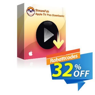 StreamFab Apple TV Plus Downloader for MAC - 1 Month  Gutschein 30% OFF StreamFab Apple TV Plus Downloader for MAC (1 Month), verified Aktion: Special sales code of StreamFab Apple TV Plus Downloader for MAC (1 Month), tested & approved
