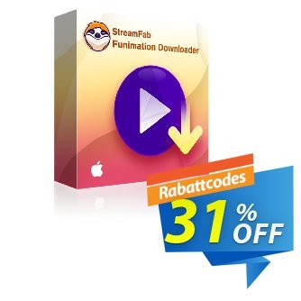 StreamFab Funimation Downloader PRO for MAC (1 Year) Coupon, discount 30% OFF StreamFab Funimation Downloader PRO for MAC (1 Year), verified. Promotion: Special sales code of StreamFab Funimation Downloader PRO for MAC (1 Year), tested & approved