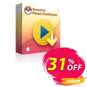 StreamFab Paravi PRO for MAC discount coupon 31% OFF StreamFab Paravi PRO for MAC, verified - Special sales code of StreamFab Paravi PRO for MAC, tested & approved