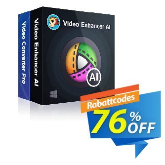 DVDFab Video Converter Pro + Video Enhancer AI Gutschein 76% OFF DVDFab Video Converter Pro + Video Enhancer AI, verified Aktion: Special sales code of DVDFab Video Converter Pro + Video Enhancer AI, tested & approved