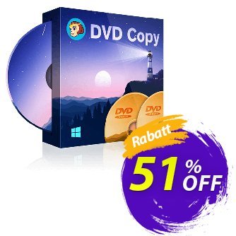 DVDFab DVD Copy - 1 year license  Gutschein 50% OFF DVDFab DVD Copy (1 year license), verified Aktion: Special sales code of DVDFab DVD Copy (1 year license), tested & approved