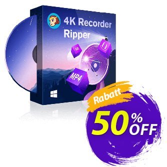 DVDFab 4K Recorder Ripper Coupon, discount 50% OFF DVDFab 4K Recorder Ripper, verified. Promotion: Special sales code of DVDFab 4K Recorder Ripper, tested & approved