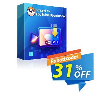 StreamFab Youtube Downloader Lifetime Gutschein 31% OFF StreamFab Youtube Downloader Lifetime, verified Aktion: Special sales code of StreamFab Youtube Downloader Lifetime, tested & approved