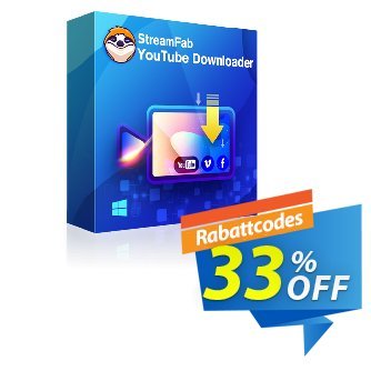 StreamFab Youtube Downloader (1 Year) Coupon, discount 30% OFF StreamFab Youtube Downloader (1 Year), verified. Promotion: Special sales code of StreamFab Youtube Downloader (1 Year), tested & approved